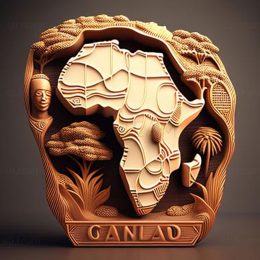 3D model Cte dIvoire See Ivory Coast listing (STL)